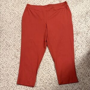 Women's Rust Cropped Pants